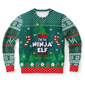 I Am The Ninja Elf Ugly Christmas…