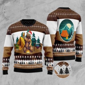 I Hate People Bear Ugly Christmas Sweater,…