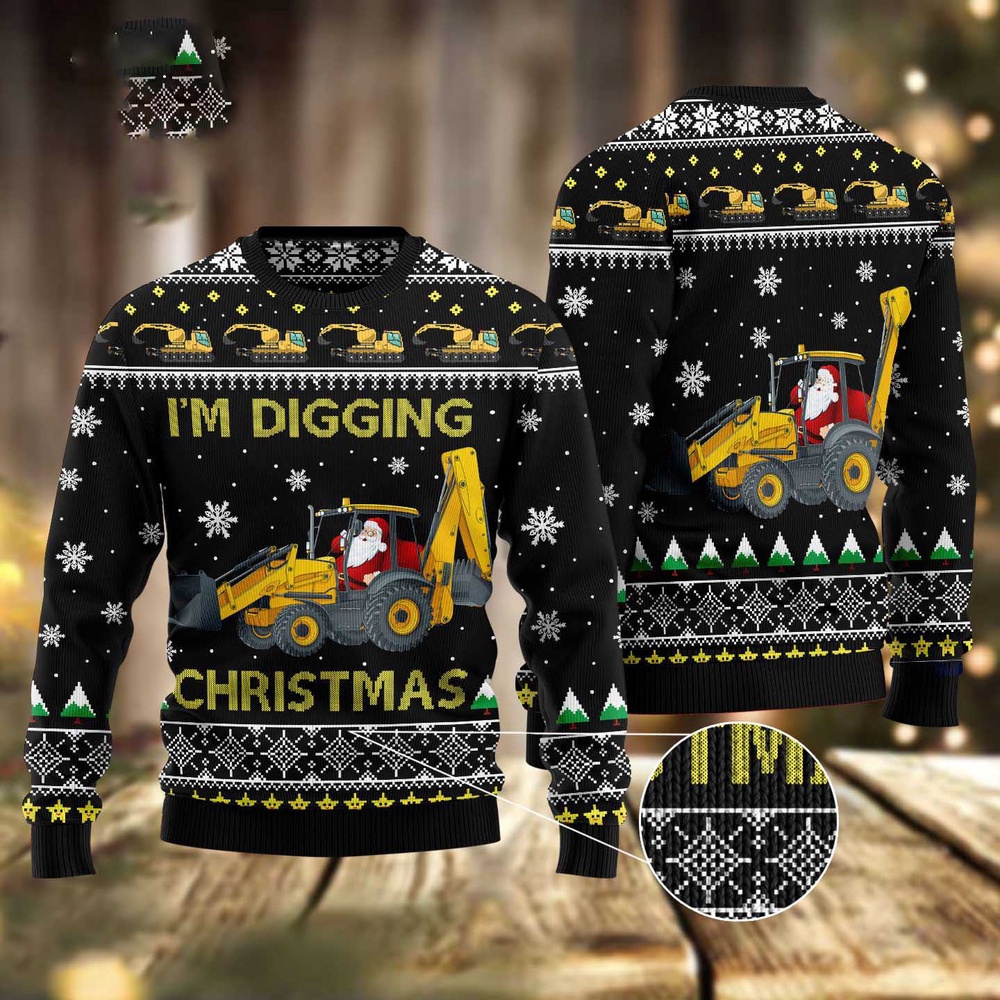 I’M Digging Christmas Ugly Christmas Sweater, Christmas Sweater, Ugly Sweater, Funny Xmas Sweaters