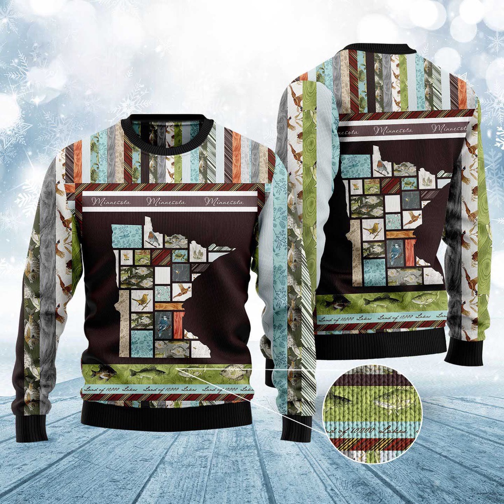 In The Deep Heart Of Minnesota Ugly Christmas Sweater, Christmas Sweater, Ugly Sweater, Funny Xmas Sweaters In The Deep Heart Of Minnesota Ugly Christmas Sweater, Christmas Sweater, Ugly Sweater, Funny Xmas Sweaters