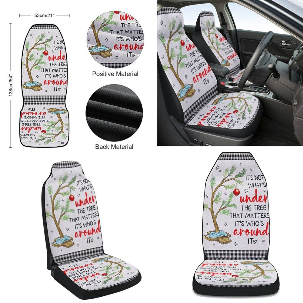 It is Not What Under The Tree Christmas Seat Cover Cars, Christmas Car Seat Cover, Car Seat Cover