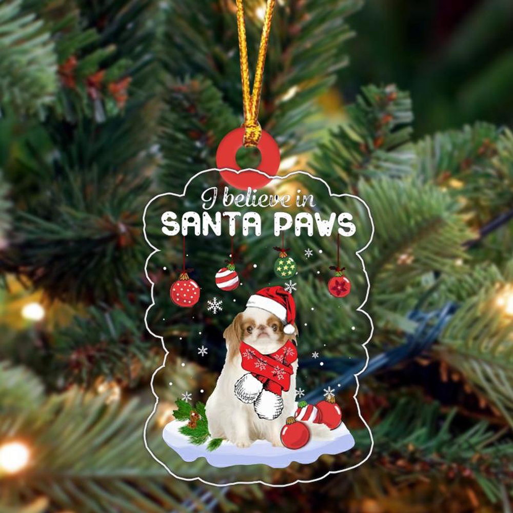 Japanese-Chin-2 Christmas Ornament, Christmas Ornament, Dog Ornament, Xmas Dog Ornaments Japanese-Chin-2 Christmas Ornament, Christmas Ornament, Dog Ornament, Xmas Dog Ornaments