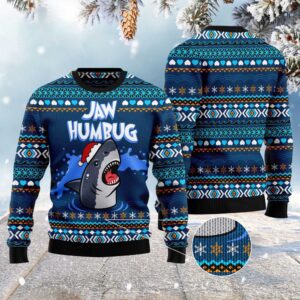 Jaw Humbug Ugly Christmas Sweater, Christmas Sweater,…