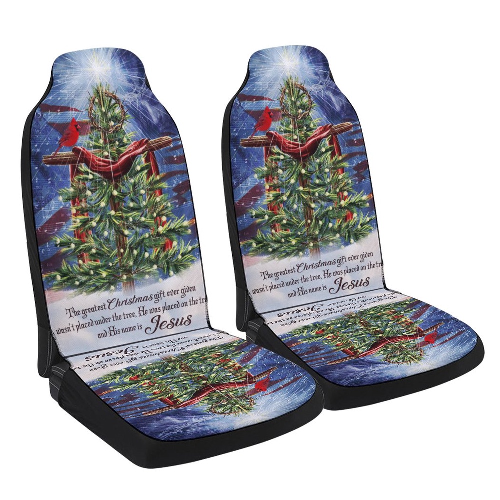 Jesus Christ The Greatest Gift Christmas Seat Cover Cars, Christmas Car Seat Cover, Car Seat Cover Jesus Christ The Greatest Gift Christmas Seat Cover Cars, Christmas Car Seat Cover, Car Seat Cover