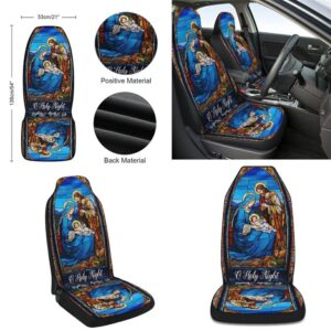 Jesus Christmas Oh Holy Night Nativity Scene Seat Cover Cars Christmas Car Seat Cover Car Seat Cover 2 drvb68.jpg