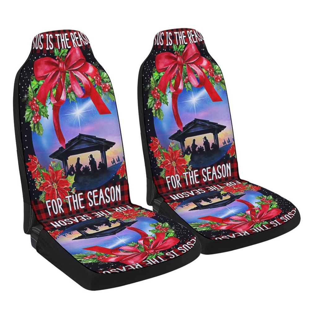 Jesus Is The Reason For The Season Christmas Seat Cover Cars, Christmas Car Seat Cover, Car Seat Cover