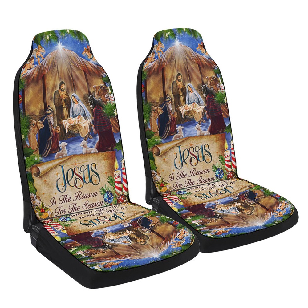 Jesus Jesus Is The Reason For The Season Christmas Seat Cover Cars, Christmas Car Seat Cover, Car Seat Cover Jesus Jesus Is The Reason For The Season Christmas Seat Cover Cars, Christmas Car Seat Cover, Car Seat Cover