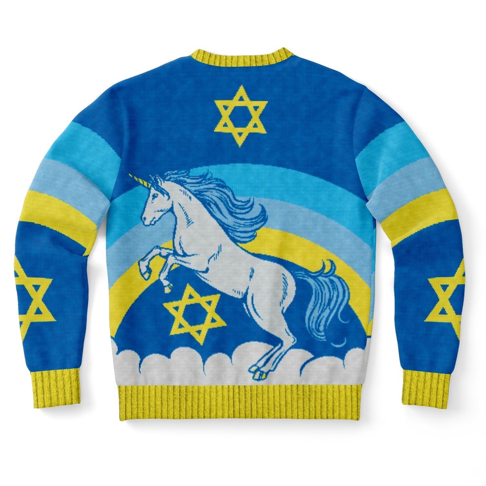 Jewnicorn Star Of David Ugly Christmas Sweater, Christmas Sweater, Ugly Sweater, Funny Xmas Sweaters Jewnicorn Star Of David Ugly Christmas Sweater, Christmas Sweater, Ugly Sweater, Funny Xmas Sweaters
