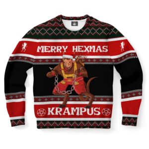 Krampus Hexmas Ugly Christmas Sweater, Christmas Sweater,…