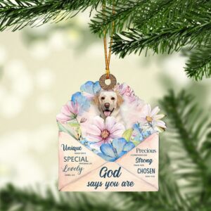 Labrador-Retriever God Says You Ornament, Christmas Ornament,…