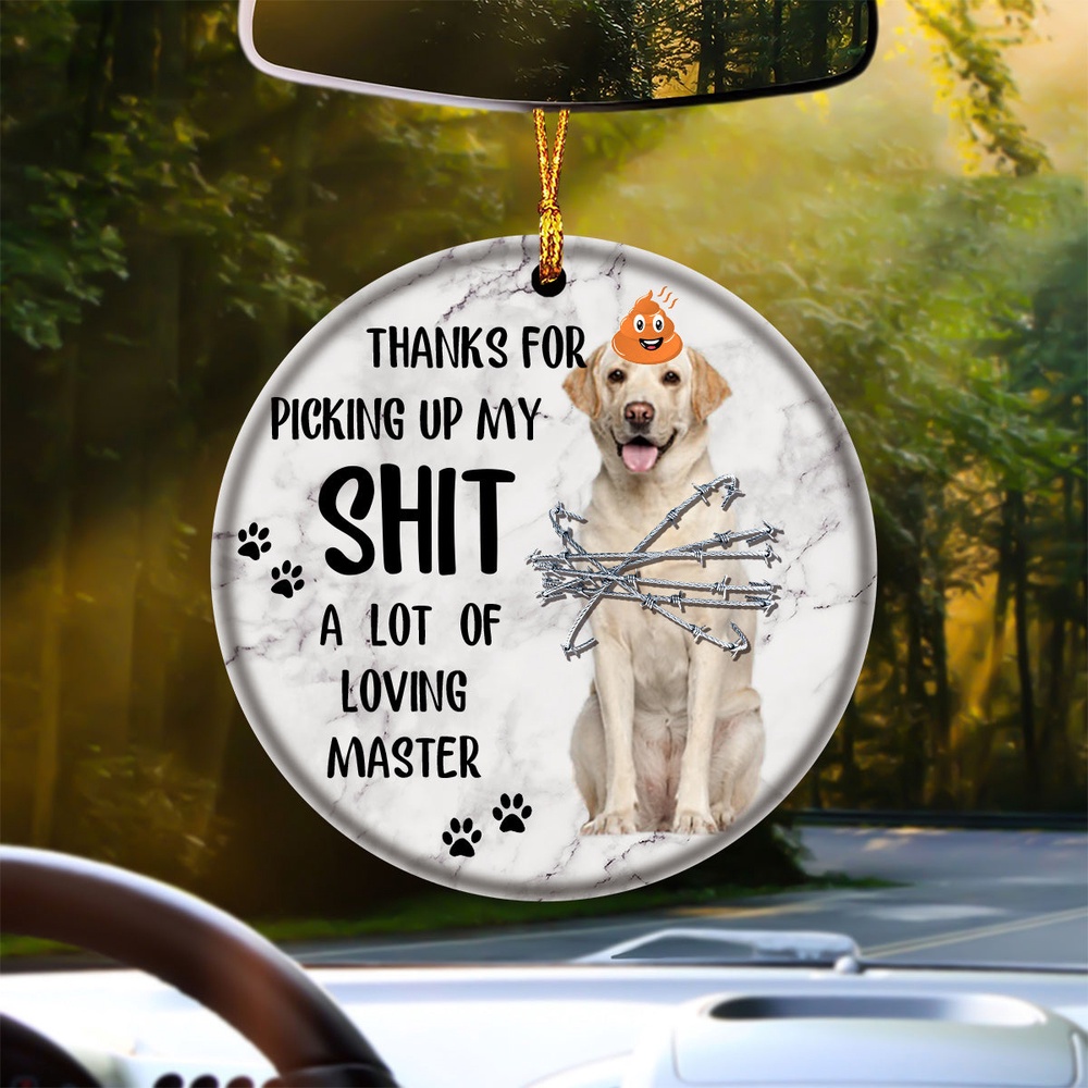 Labrador Retriever A Lot Of Loving Master Ornament, Christmas Ornament, Dog Ornament, Xmas Dog Ornaments