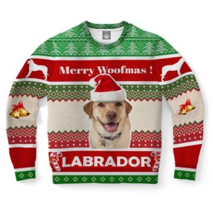 Labrador Retriever Dog Ugly Christmas Sweater, Christmas…