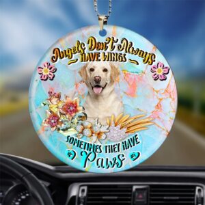 Labrador Retriever Sometimes They Have Paws Ornament,…