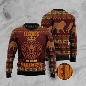 Legends December Ugly Christmas Sweater, Christmas Sweater,…