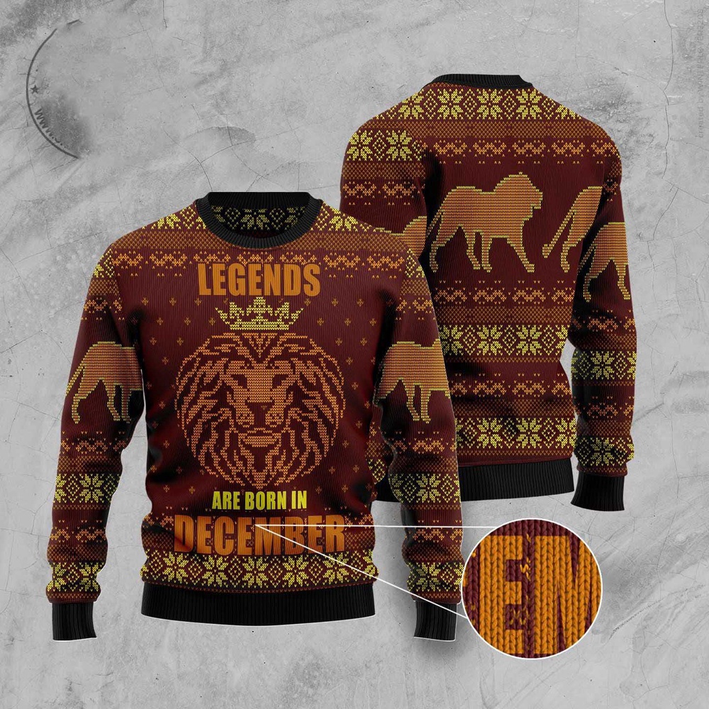 Legends December Ugly Christmas Sweater, Christmas Sweater, Ugly Sweater, Funny Xmas Sweaters Legends December Ugly Christmas Sweater, Christmas Sweater, Ugly Sweater, Funny Xmas Sweaters