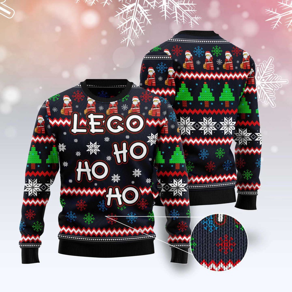 Lego Hohoho Ugly Christmas Sweater, Christmas Sweater, Ugly Sweater, Funny Xmas Sweaters Lego Hohoho Ugly Christmas Sweater, Christmas Sweater, Ugly Sweater, Funny Xmas Sweaters