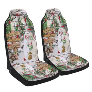 Let It Snow Christmas Seat Cover Cars,…