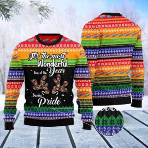 Lgbt Beside Pride Ugly Christmas Sweater, Christmas…