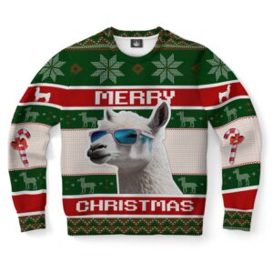 Llama Ugly Christmas Sweater, Christmas Sweater, Ugly…