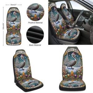 Louisiana Christmas Cajun Joyeux Noel Seat Cover Cars Christmas Car Seat Cover Car Seat Cover 2 onpx3w.jpg