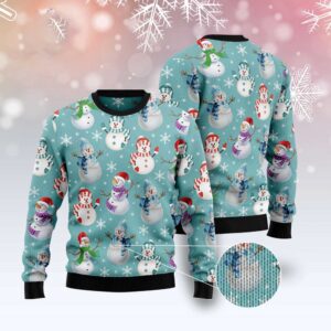 Love Snowman Ugly Christmas Sweater, Christmas Sweater,…