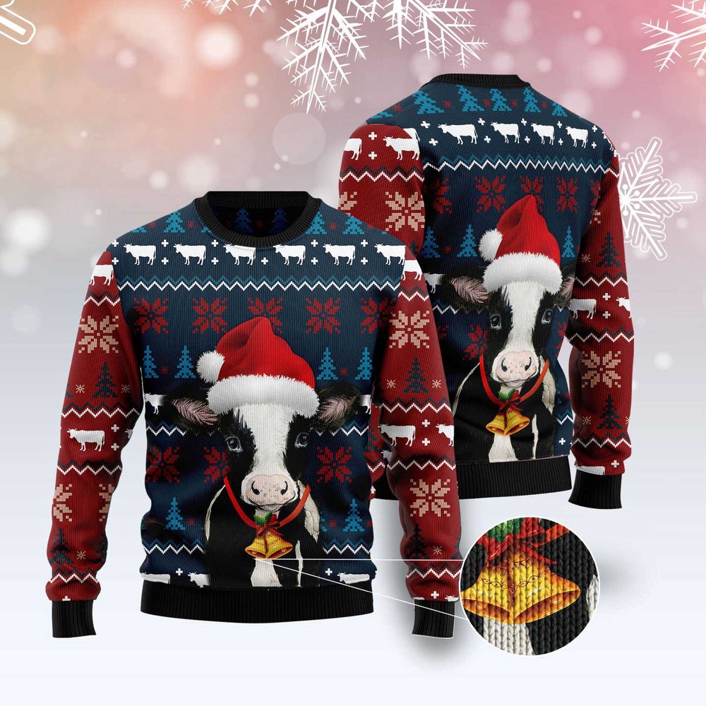 Lovely Cow Ugly Christmas Sweater, Christmas Sweater, Ugly Sweater, Funny Xmas Sweaters Lovely Cow Ugly Christmas Sweater, Christmas Sweater, Ugly Sweater, Funny Xmas Sweaters
