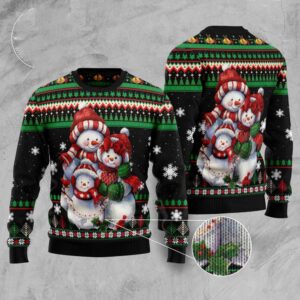 Lovely Snowman Ugly Christmas Sweater, Christmas Sweater,…