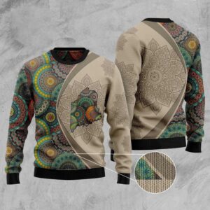 Maine Mandala Ugly Christmas Sweater, Christmas Sweater,…