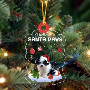 Mal-Shi Christmas Ornament, Christmas Ornament, Dog Ornament,…