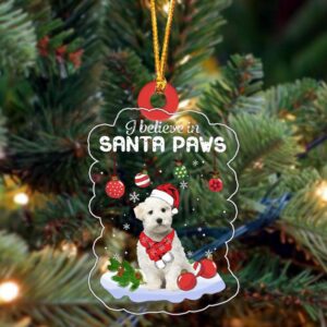 Maltese Christmas Ornament, Christmas Ornament, Dog Ornament,…