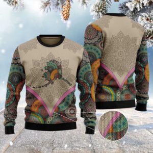 Mandala Alaska Home Ugly Christmas Sweater, Christmas…