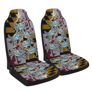 Maryland Blue Crab Christmas Seat Cover Cars,…