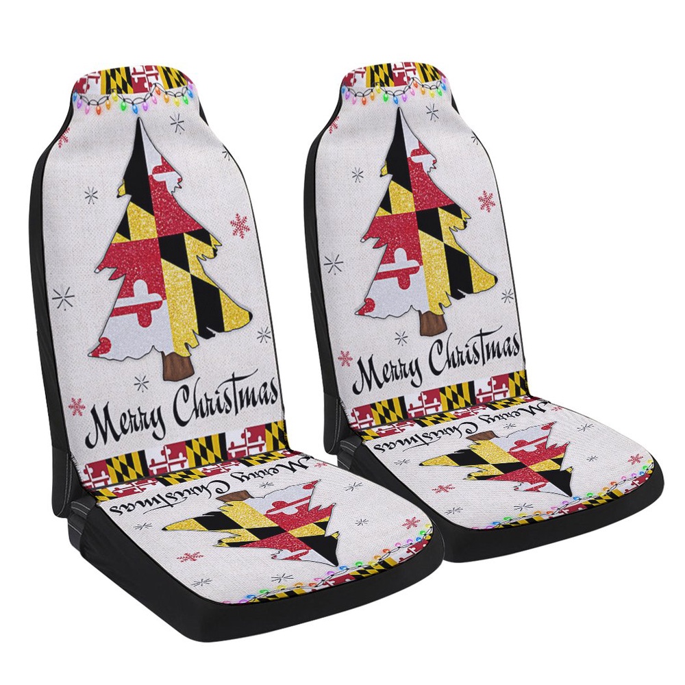 Maryland Christmas Christmas Tree Seat Cover Cars, Christmas Car Seat Cover, Car Seat Cover