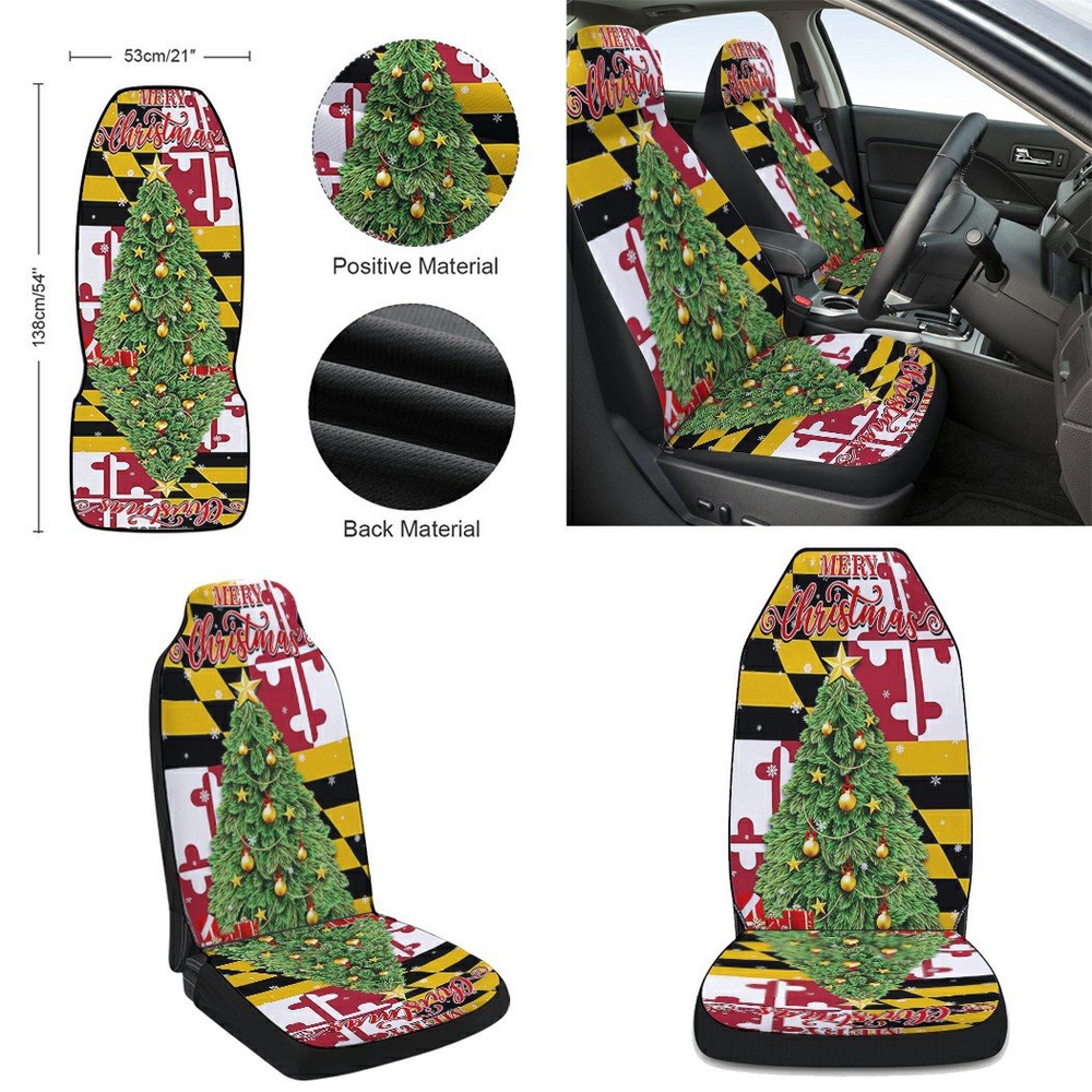 Maryland Christmas Seat Cover Cars, Christmas Car Seat Cover, Car Seat Cover