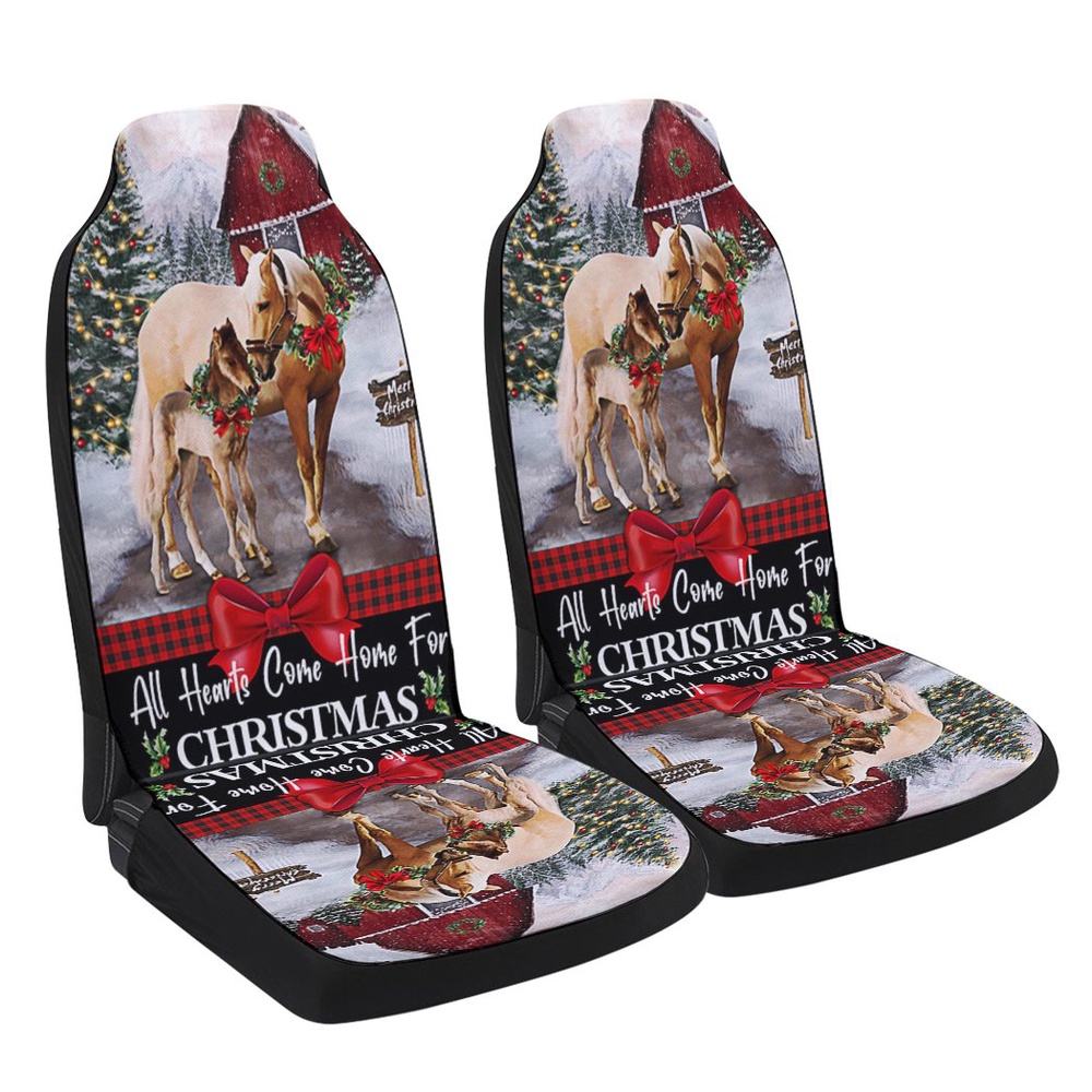 Merry Christmas All Hearts Come Home For Christmas Seat Cover Cars, Christmas Car Seat Cover, Car Seat Cover Merry Christmas All Hearts Come Home For Christmas Seat Cover Cars, Christmas Car Seat Cover, Car Seat Cover