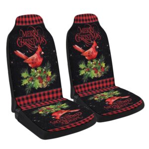 Merry Christmas Cardinal Seat Cover Cars, Christmas…