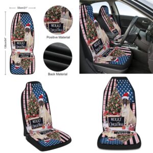 Merry Christmas English Mastiff Seat Cover Cars Christmas Car Seat Cover Car Seat Cover 2 pvylkp.jpg