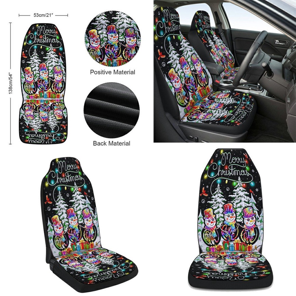Merry Christmas Faith Hope Love Seat Cover Cars, Christmas Car Seat Cover, Car Seat Cover