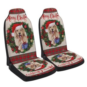 Merry Christmas Golden Retriever Seat Cover Cars,…
