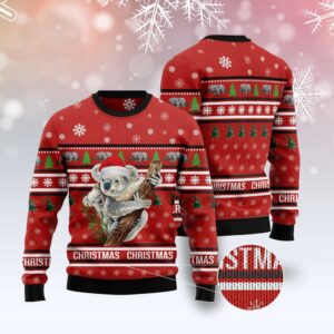 Merry Christmas Koala Ugly Christmas Sweater, Christmas…