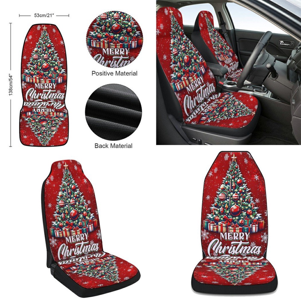 Merry Christmas Tree Seat Cover Cars, Christmas Car Seat Cover, Car Seat Cover Merry Christmas Tree Seat Cover Cars, Christmas Car Seat Cover, Car Seat Cover
