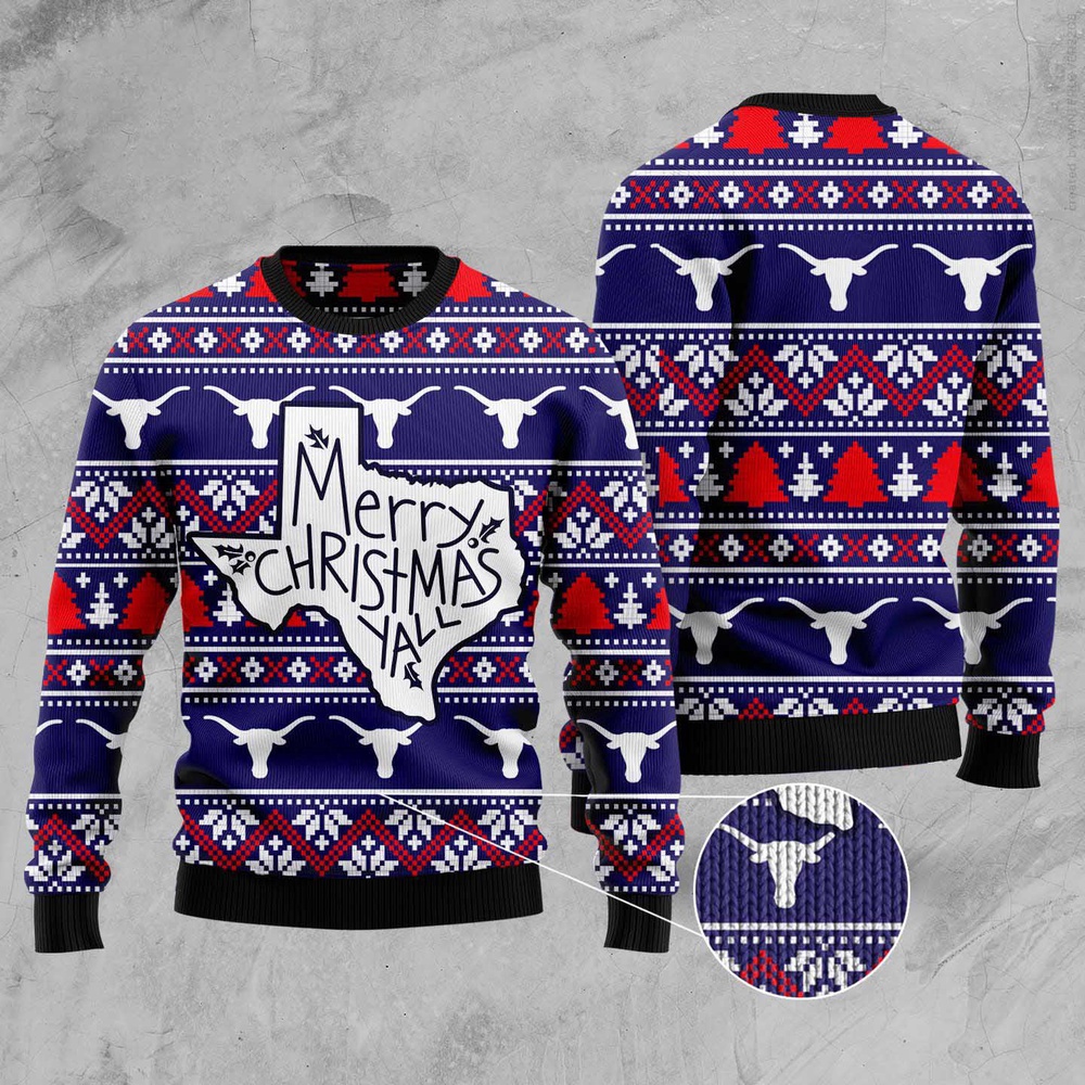 Merry Christmas Ya’Ll Ugly Christmas Sweater, Christmas Sweater, Ugly Sweater, Funny Xmas Sweaters Merry Christmas Ya’Ll Ugly Christmas Sweater, Christmas Sweater, Ugly Sweater, Funny Xmas Sweaters