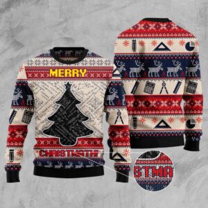 Merry Christmath Ugly Christmas Sweater, Christmas Sweater,…