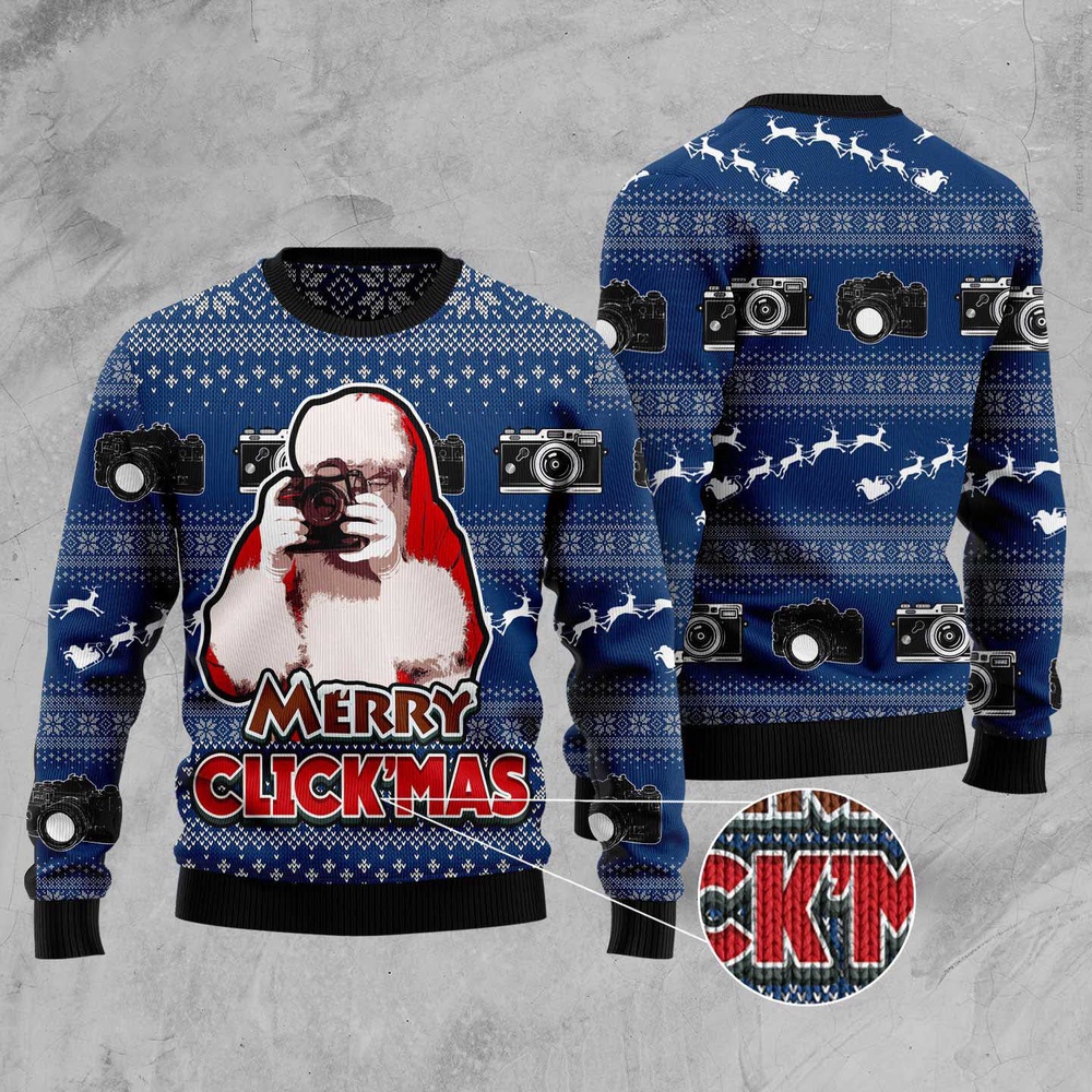 Merry Clickmas Ugly Christmas Sweater, Christmas Sweater, Ugly Sweater, Funny Xmas Sweaters Merry Clickmas Ugly Christmas Sweater, Christmas Sweater, Ugly Sweater, Funny Xmas Sweaters