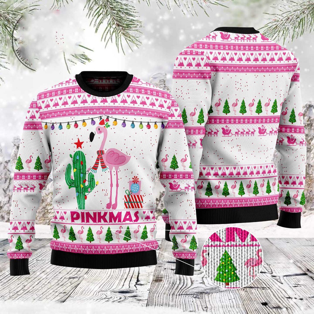 Merry Pinkmas Ugly Christmas Sweater, Christmas Sweater, Ugly Sweater, Funny Xmas Sweaters Merry Pinkmas Ugly Christmas Sweater, Christmas Sweater, Ugly Sweater, Funny Xmas Sweaters