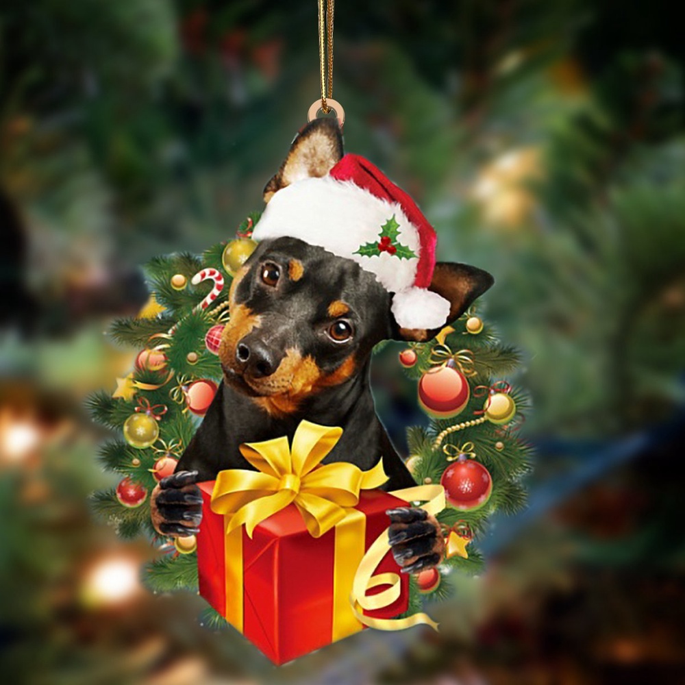 Miniature Pinscher-Dogs give gifts Hanging Ornament, Christmas Ornament, Dog Ornament, Xmas Dog Ornaments Miniature Pinscher-Dogs give gifts Hanging Ornament, Christmas Ornament, Dog Ornament, Xmas Dog Ornaments
