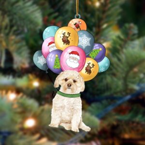 Morkie With Balloons Christmas Ornament, Christmas Ornament,…