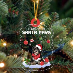 Morkipoo Christmas Ornament, Christmas Ornament, Dog Ornament,…