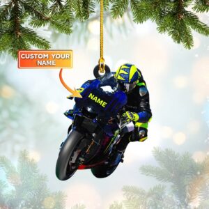 Motorcycle – Custom Shaped Ornament, Christmas Ornament,…