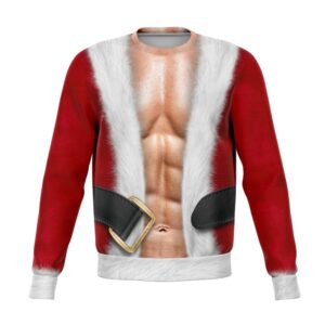 Muscle Santa Sexy Christmas Ugly Sweater, Christmas…